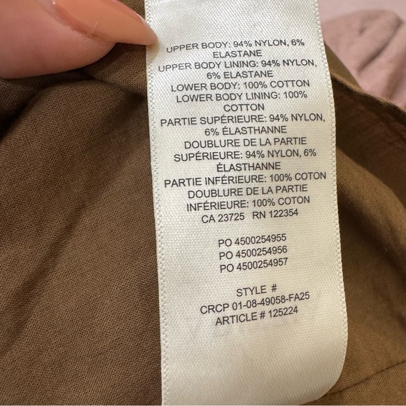 Aritzia Babaton Segment Poplin Dress Cello Brown Size Medium - Picture 6 of 12